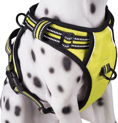 China Personalized No-Pull Dog Harness With Adjustable Handle Harness Reflective Vest Easy Pet Control for sale