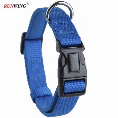 China Soft Nylon Neoprene Dog Collar Pet Collar DETACHED Soft Nylon Collar For Dog Training Walking Running for sale