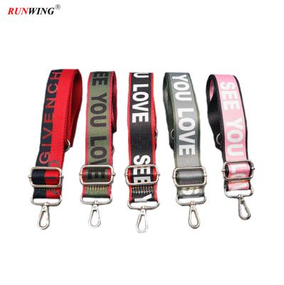 China Nylon Adjustable Bag Shoulder Strap Replacement, Customize Printing Pattern Belt Canvas Bag Handbag for sale