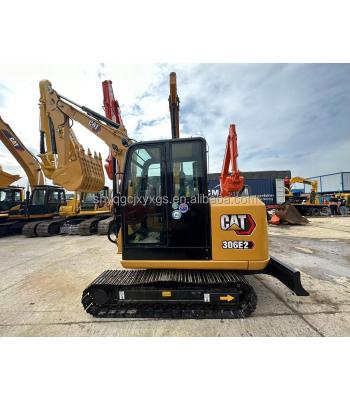 China Cheap Second hand Caterpillar machinery CAT306E excavator 6tons crawler Mini used CAT306E 6ton excavator 0.35mÂ³ for sale