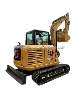 China Used CAT306E2 CAT306D CAT305.5E2 CAT307E  mini excavators Hydraulic crawler 6tons 5 tons 7tons used excavadora 0.19MÂ³ for sale