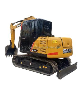 China Used SANY 75C/SY60C Komatsu PC56/PC60 excavators hydraulic backhoe crawler 7.5 tons 6 tons used SANY digger 0.28mÂ³ for sale