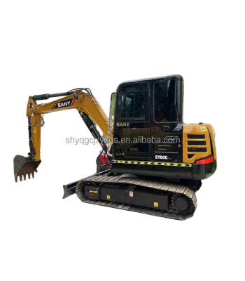 China Used Sany60C Sany75C Sany135C Hydraulic crawler excavators 6tons 7tons 13tons used excavadora 0.19MÂ³ for sale