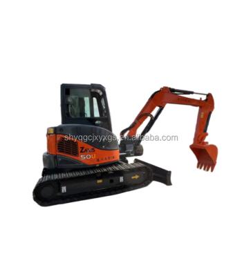 China Japan original Used Excavator Hitachi ZX50U-3F ZX55 ZX60 ZX70 Hydraulic Backhoe crawler 5 tons second-hand digger 0.22mÂ³ for sale