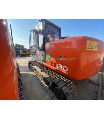 China 12 ton Hitachi second-hand EX120 excavator hitachi zx120 ex120-5 used hydraulic backhoe crawler digger 0.65mÂ³ for sale