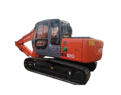 China Japanese original Used Hitachi EX120/EX120-5 machinery hydraulic crawler 12tons second-hand Hitachi excavadora 0.65mÂ³ for sale