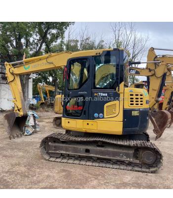 China Japanese original second-hand komatsu PC78 PC70 PC60 machinery hydraulic crawler 8 ton used komatsu excavator 0.35mÂ³ for sale