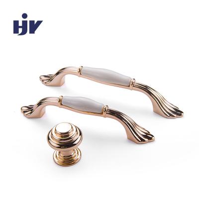 China High Standard Modern Factory Price China Modern Kitchen Furniture Zinc Die Cast Ceramic Built-In Cabinet Handles for sale