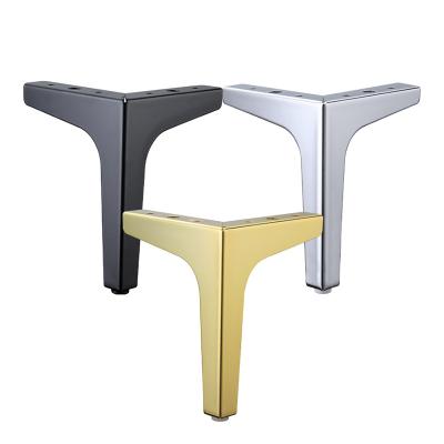 China HJY Modern Luxury Gold Metallic Furniture Hardware Modern Brass Accessories Sofa Legs for sale