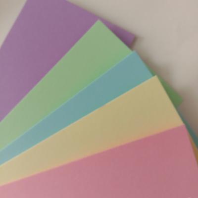 China Hot Sale Clear Color 100sheet Per Pack 160gsm A4 Card Bristol Anticurl Color Copy Paper For Craft for sale