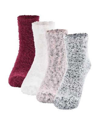 China 2022 Chenille Top Quality Widely Used Wholesale Anti-skid Slippers For Women Stylish Fluffy Socks for sale