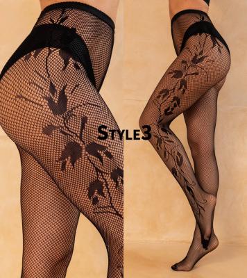 China New come gently 2022 colorful heart design professional manufacturing sexy women's fishnet pantyhose winter tights for sale