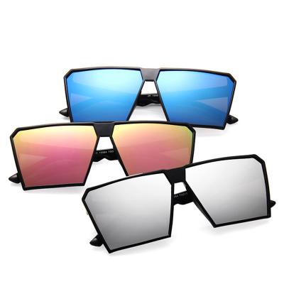 China Luxury Unisex Square Sunglass Oversized Mirrored Men Woman Sunglasses Classic Eye Wear Fashion Sun Glasses for sale