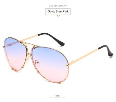 China Fashion Sunglasses Shape Retro Gold Frame Shade Vintage Sun Glass Uv400 Glasses Sunglass For Women Men for sale