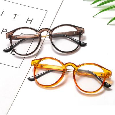 China For Men Replaceable Transparent Spectacle Glass Frame Plastic Glasses Reading Glasses Around Monocle for sale