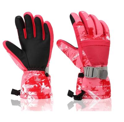 China Waterpoof Winter Touch Screen Snow Waterproof Warm Gloves Men, Women, Boys, Girls, Kids Ski Gloves for sale