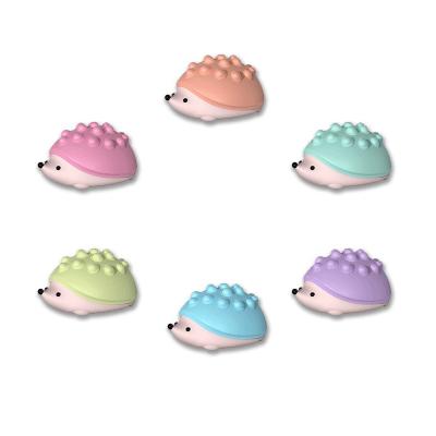 China Modern Interesting hedgehogs LED silicone night light touch sensor control kids table lamp children bedside sleep companion table lamp for sale