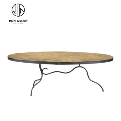 China Other High Quality Modern Classic Durable Portable Oval Round Table for sale