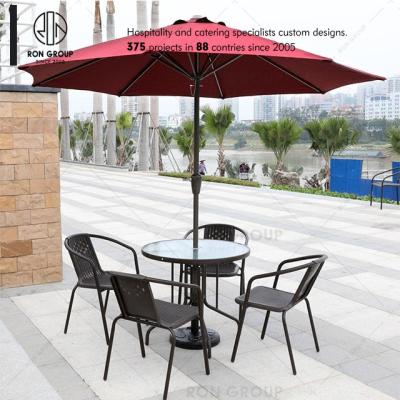 China Modern Hot Sale Simple Restaurants Outdoor Table And Chair for sale