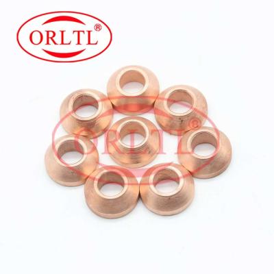 China ORLTL Tapered Copper Sheet Common Rail Injector Copper Sheet 8mm Copper Washer 5pcs/bag for Denso for sale