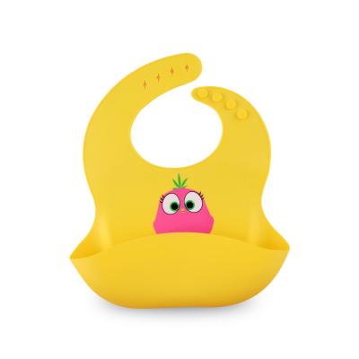 China 2021 Silicone Baby Bib With Adjustable Fit And Waterproof Antibacterial for sale