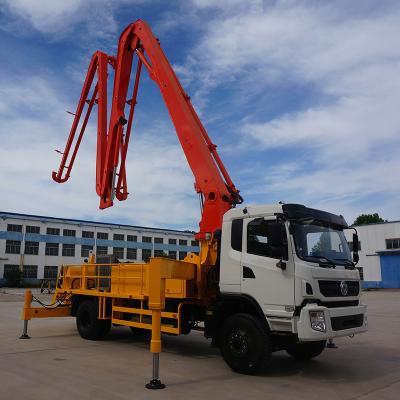 China High Efficiency And High Quality Machine Mounted Boom Pump Truck HOWO/ISUZU Chassis 37m Concrete Pump Truck Low Price For Sale for sale