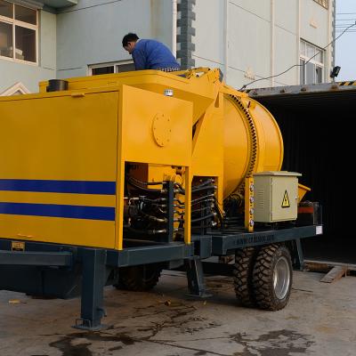 China High Efficiency JBTS Electric Motor Type Concrete Mixer Pump And Diesel Engine Concrete Pumping Machine for sale