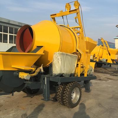 China High Efficiency Self Loading Concrete Mixer Truck JBTS40 Concrete Mixer With Pump Concrete Mixer And Pump for sale