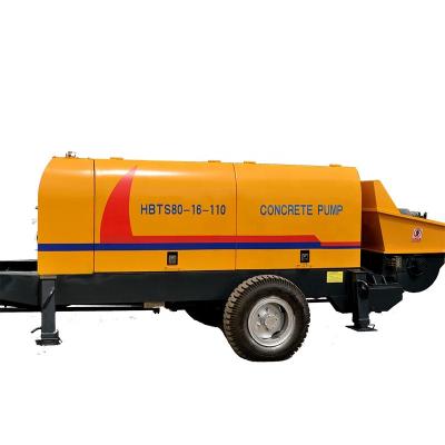 China High Efficiency portable concrete pump HBS/HBTS with electric and diesel engine drive low price for sale for sale