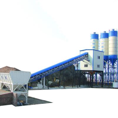 China Building material stores factory price 60m3/h precast wet mixed portable prepared concrete batching plant for sale for sale