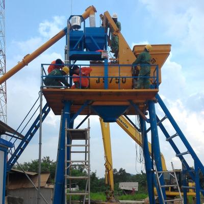 China Building material shops high efficiency 25m3/h concrete plant manufacturer hengyuan prepared mixing plant for sale for sale