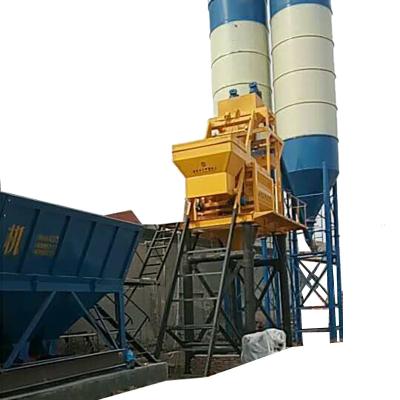 China Manufacturer HZS 25 to 240 m3/h portable ready mix concrete mixing plant from small building material stores factory for sale for sale