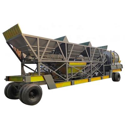 China Building Material Shops High Performance Factory Supply Mobile Concrete Factory Professional Batching Manufacture For Sale for sale