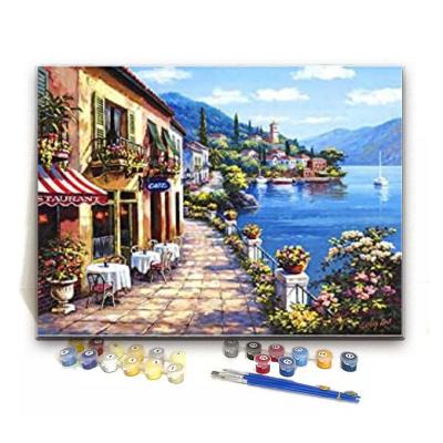 China Cartoon Hot sale product paint by numbers kids frame paint by numbers modern paint by numbers customize canvas for sale