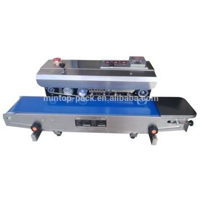 China High Quality Automatic Embossing Products Plastic Bag Closing Machine for sale