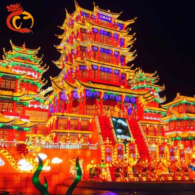 China Outdoor Traditional Chinese New Year Festival LED Light Lantern Exhibition For Sale Customized Size for sale