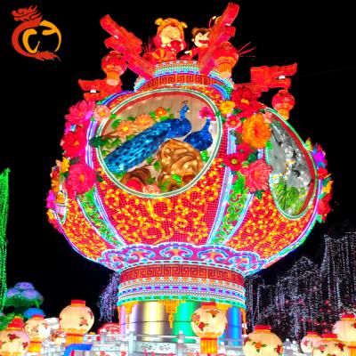 China Park Chinese Zigong New Year Palace Lantern Festival Decoration Exhibition Lantern For Sale for sale