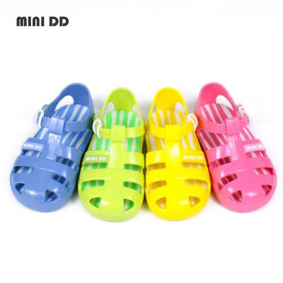 China MINI Dual Density Summer Kid Gladiator Waterproof Kids Shoes High Quality Outdoor Beach Sandal For Toddler Little Girl Jelly Flat Sandal for sale