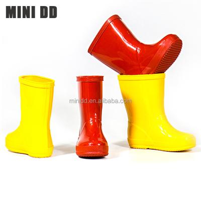 China Dual Density Waterproof MINI Kids Classic Rain Boots For Boys Girls Simple Midi Pure Color Rejects Baby Toddlers Hot Sale Water Unisex Shoes for sale