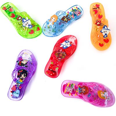 China Light Plastic Girl Jelly Heel Slide Slipper Kids Sandal OEM Summer Cartoon Princess Footwear ODM Waterproof Outdoor Cheap Girls Kids for sale