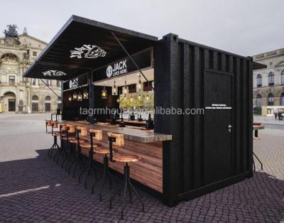 China Modern Customize Design Modular Houses Prefab Homes Modern Prefab Bar Shipping Container House Luxury Cafe for sale