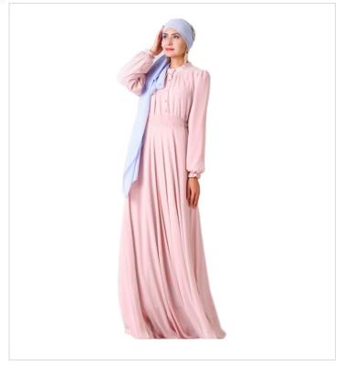 China 2020 Women's Fashionable Muslim Maxi Dress Casual Long Sleeve 7002 for sale