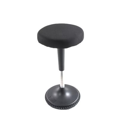 China Modern Height Adjustable Ergonomic Flat Round Swivel Chair Active Sit Stand Shimmy Stool for sale