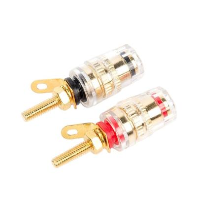 China Banana Connectors Jack Speaker Terminal Binding Post Copper Connector 4mm for sale