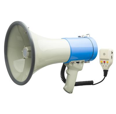 China Wireless Blue 25W ABS Housing Portable Megaphone With Talk / Siren / Record Range 500m (16seconds) for sale