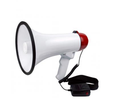 China 20W wireless talk/siren/disc/additional black MIC blue megaphone/rechargeable battery for sale