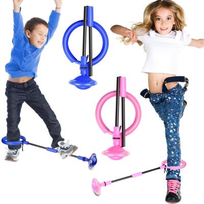 China Sports Toy Jump Skip it Ball, Foldable Peg Jump Ball for Kids Boys Girls Outdoor Play Flashing Colorful Sports Swing Ball for sale