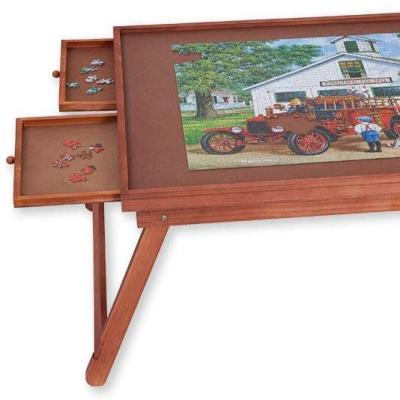 China Wooden Jigsaw Tray Standard Couch with Cover - Jigsaw Accessories & Storage - 1000 PC Portable Jigsaw Table with Legs - 21