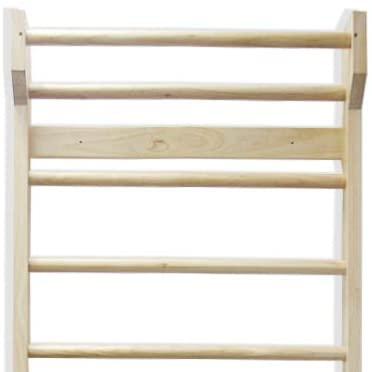 China Wooden Wooden Swedish Ladder Stall Bars Body Stretching Wall Bar Gymnastics For Home Fitness for sale