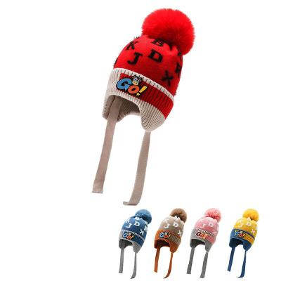 China breathable & Drop Shipping Waterproof Warm Winter Kids Baby Knitted Beanie Hat for sale